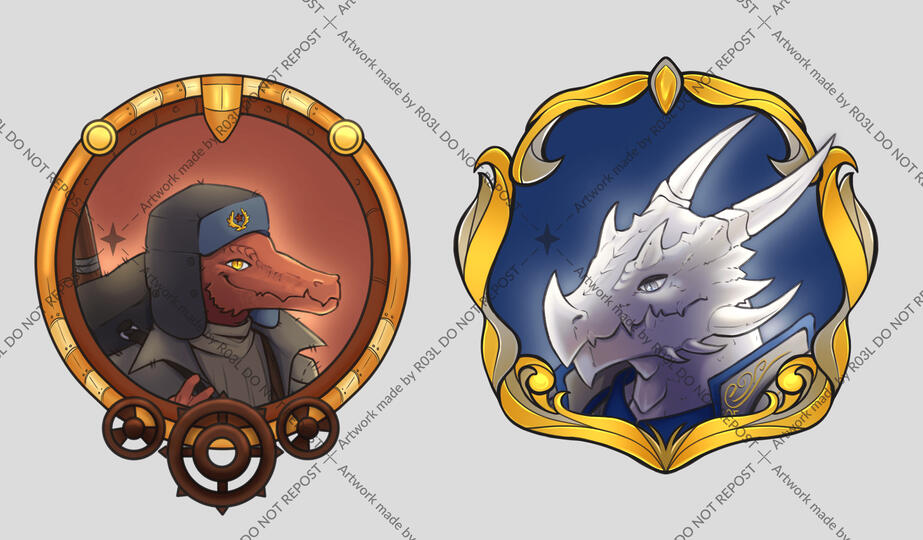 Kobold and Dragonborn DnD Tokens Commission